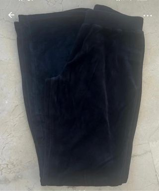 Conjunto chándal terciopelo negro S