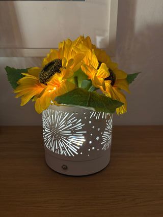 Lampada LED a forma di girasole, controllo touch