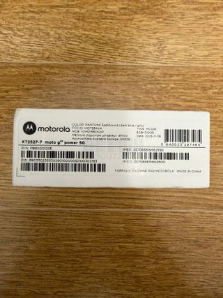 MOTOROLA G86 POWER 8GB 512GB AZUL OSCURO NUEVO