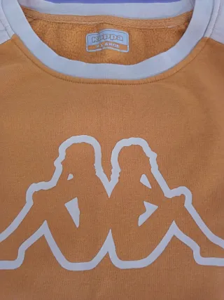 Sudadera Kappa Talla XL Naranja