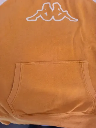 Sudadera Kappa Talla XL Naranja