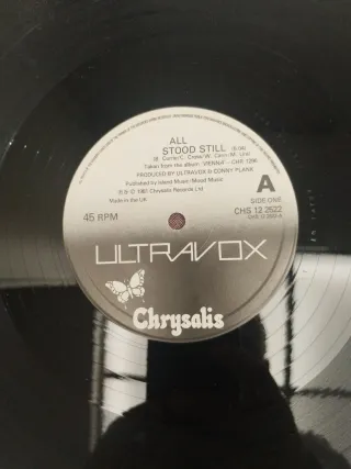 Vinilo Ultravox Stand Still. Maxi edicion inglesa