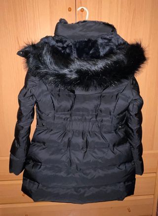 Abrigo Zara Negro Mujer Nuevo