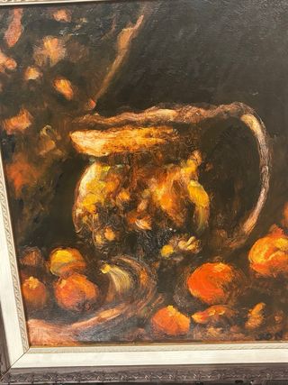 Cuadro Bodegón Jarra y Frutas