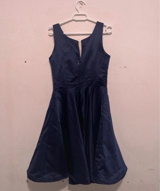 Vestido azul elegante