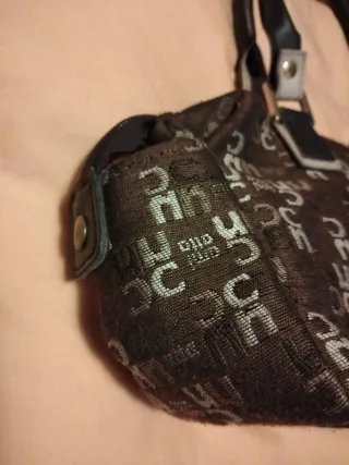 Bolso Caminata Marrón Estampado