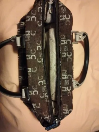 Bolso Caminata Marrón Estampado