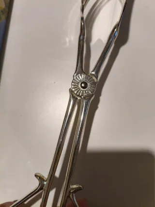 Pinza per dolci in silver plated