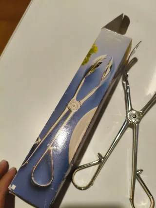 Pinza per dolci in silver plated