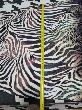 Vestido estampado cebra y leopardo