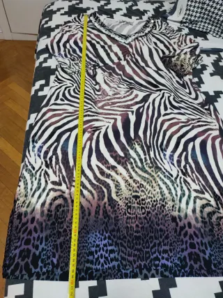 Vestido estampado cebra y leopardo