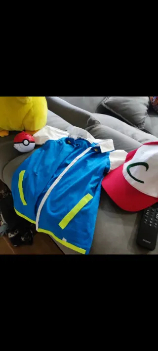 Traje Ash Ketchum Pokémon Talla Única
