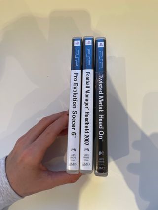 Pack 3 Juegos PSP: PES 6,Twisted Metal, Football