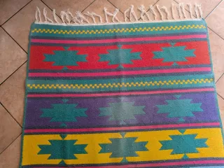 Tappeto etnico multicolor