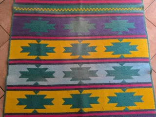 Tappeto etnico multicolor