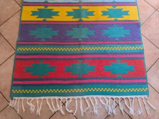 Tappeto etnico multicolor
