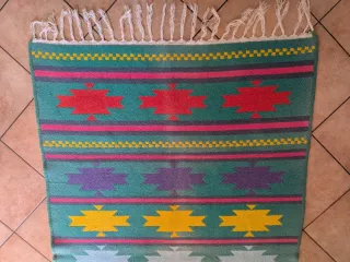 Tappeto etnico multicolor