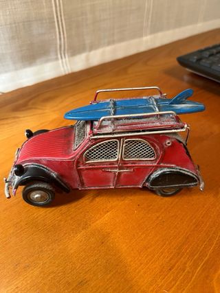 Coche y moto hucha decorativa