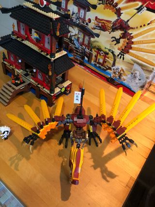LEGO Ninjago 2507 Templo del Fuego Completo !!!