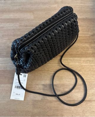 Bolso Bimani Piel Negro Nuevo