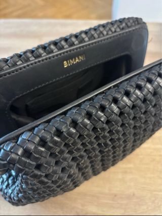 Bolso Bimani Piel Negro Nuevo