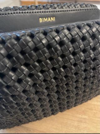 Bolso Bimani Piel Negro Nuevo