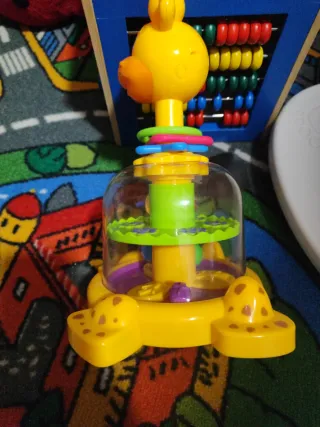 Juguete Jirafa Giratoria Sensorial