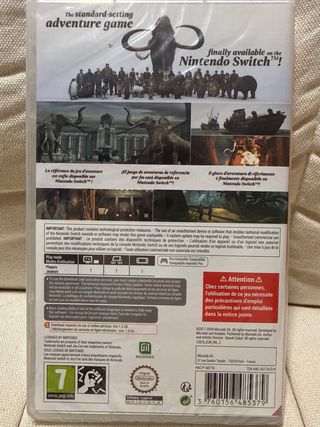 Syberia Nintendo Switch Precintado CIB
