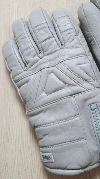 Guantes de esquí grises