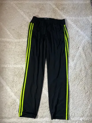 Pantalón Adidas Negro/Amarillo Talla L