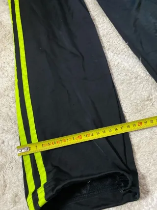Pantalón Adidas Negro/Amarillo Talla L