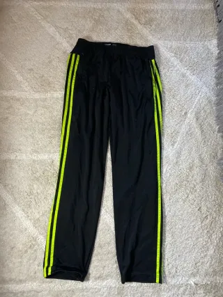 Pantalón Adidas Negro/Amarillo Talla L