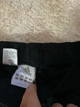 Pantalón Adidas Negro/Amarillo Talla L