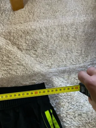 Pantalón Adidas Negro/Amarillo Talla L