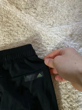 Pantalón Adidas Negro/Amarillo Talla L
