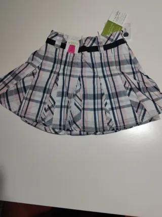 Falda cuadros niña 2 años prenatal