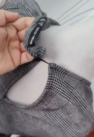 Mono elástico corto cuadros invierno XS