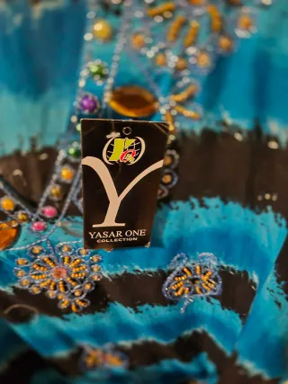 Kaftano Yasar One Taglia Unica Nuovo