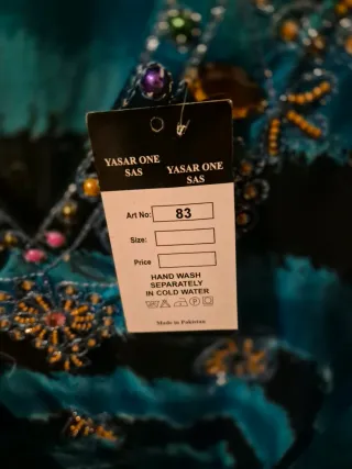 Kaftano Yasar One Taglia Unica Nuovo