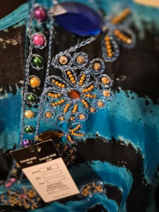 Kaftano Yasar One Taglia Unica Nuovo