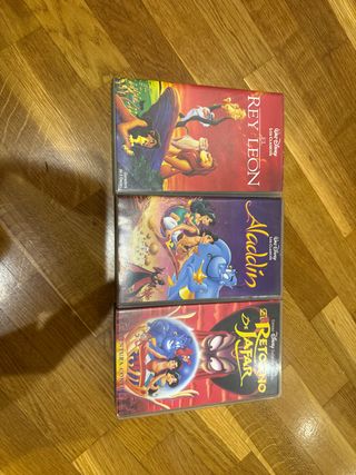 Lote 3 Cintas VHS Disney Clásicos