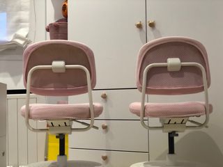 2 Sillas Escritorio Infantil Ikea VIMUND Rosa