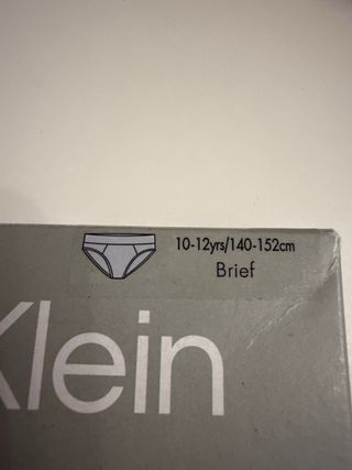 Calzoncillos Calvin Klein niño 2 Pack. Sin usar.