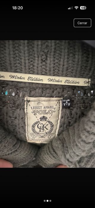 Jersey verde con botones