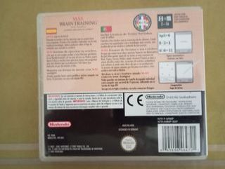 Caja y manuales Más Brain Training Nintendo DS