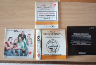 Caja y manuales Más Brain Training Nintendo DS