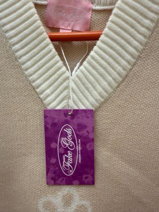 Chaleco Fake Gods Beige Talla S