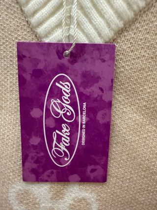 Chaleco Fake Gods Beige Talla S