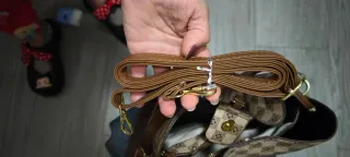 Bolso de mano con estampado de cuadros