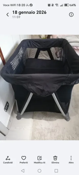 NUNA – Lettino da Campeggio Sena Aire